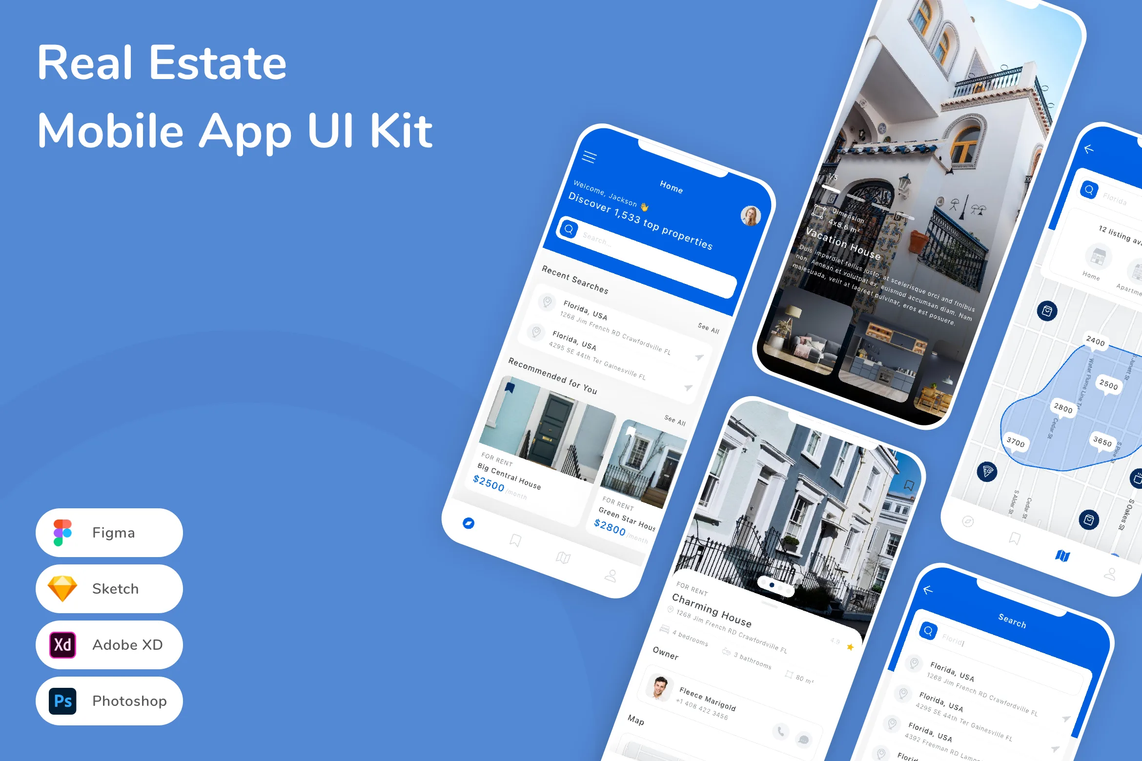 Real Estate Mobile App UI Kit