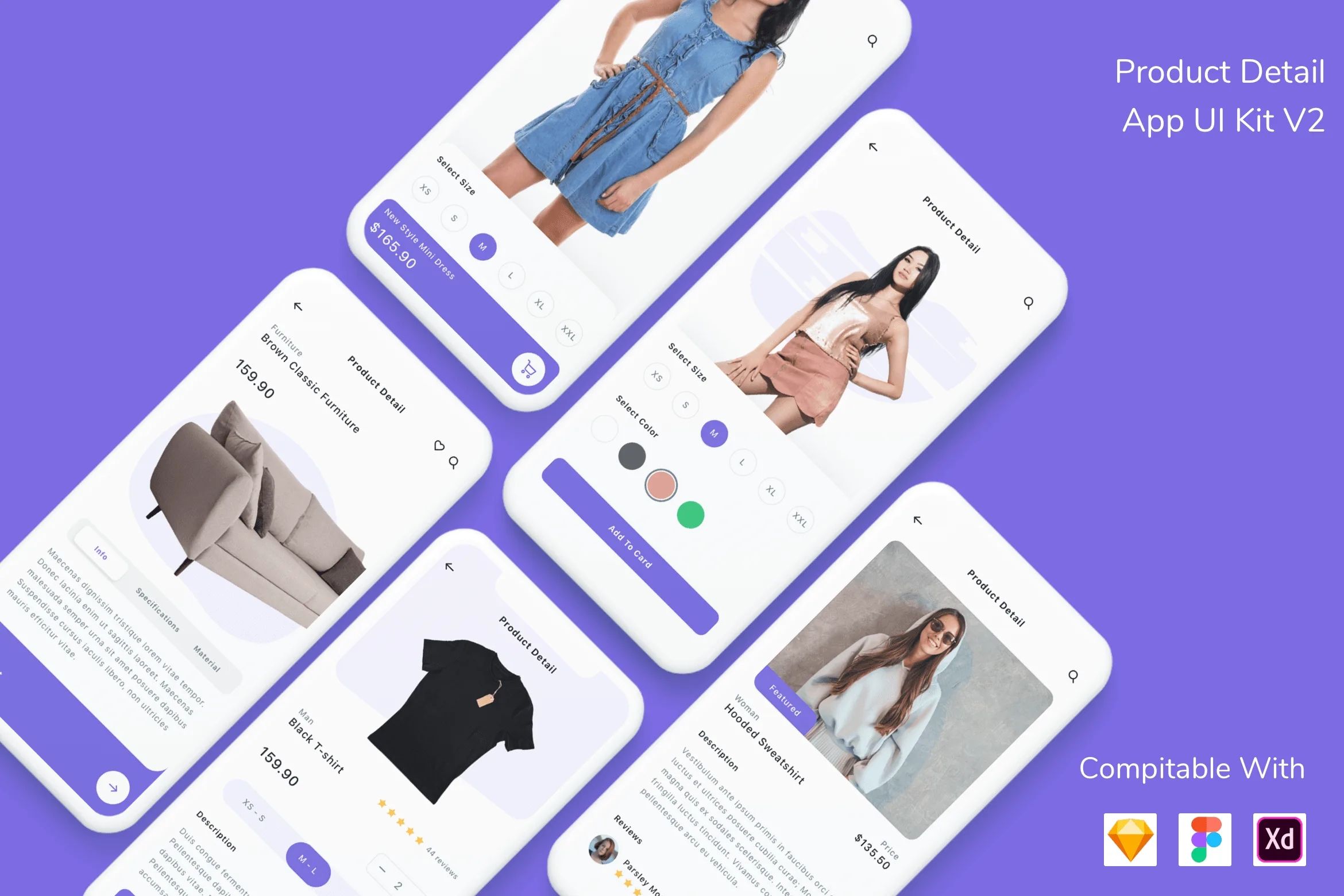 Product Detail App UI Kit V2