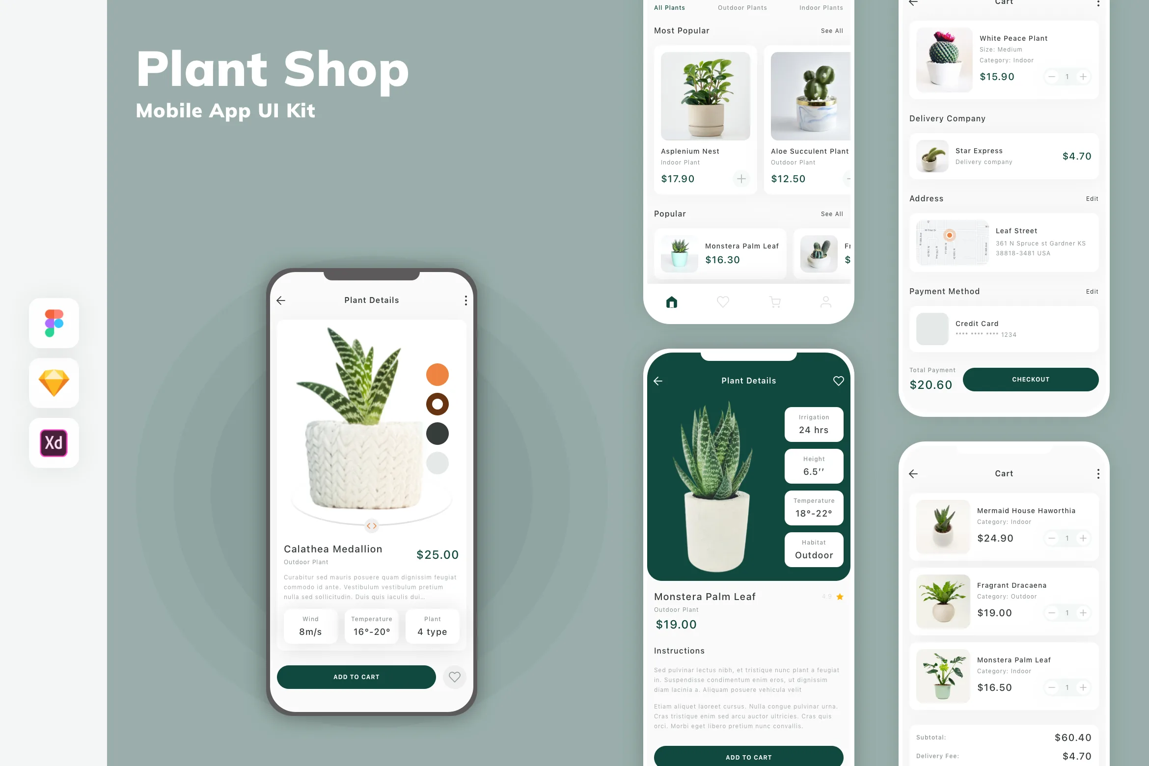 Plant Shop Mobile App UI Kit