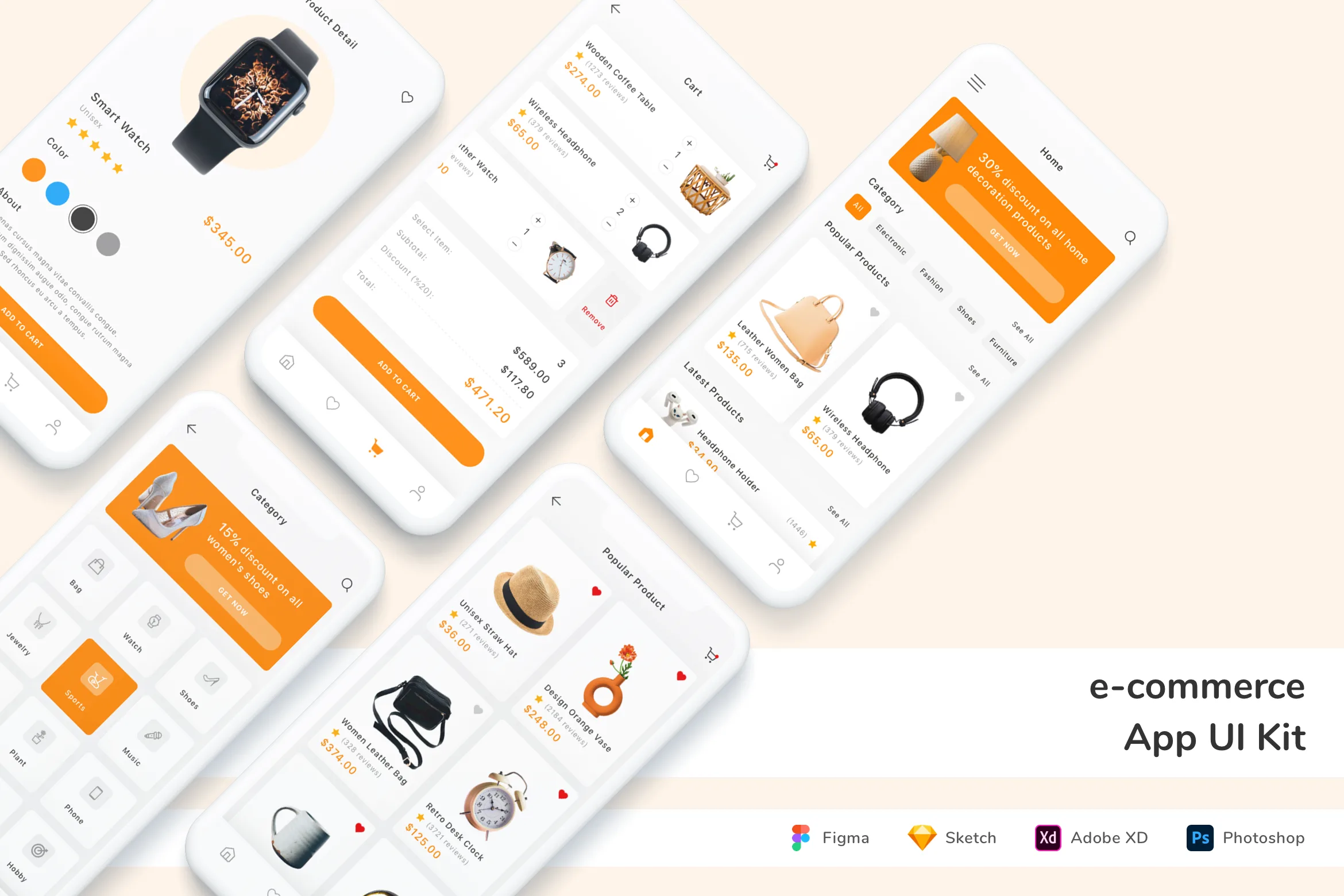 e-commerce App UI Kit