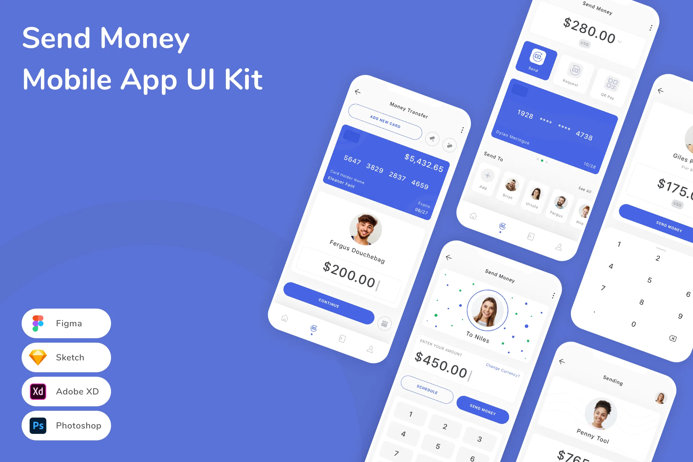 Send Money Mobile App UI Kit
