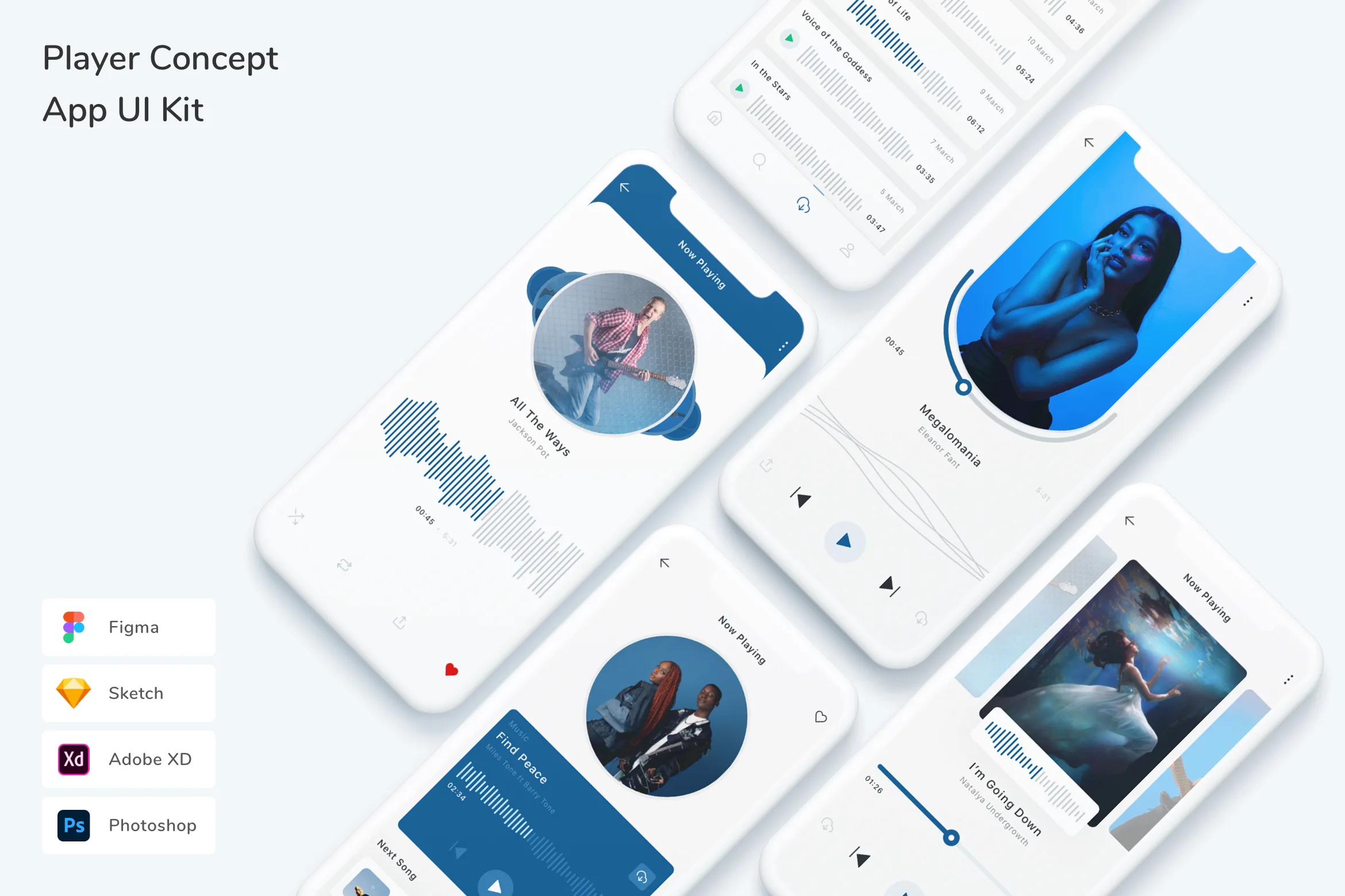 Player Concept App UI Kit