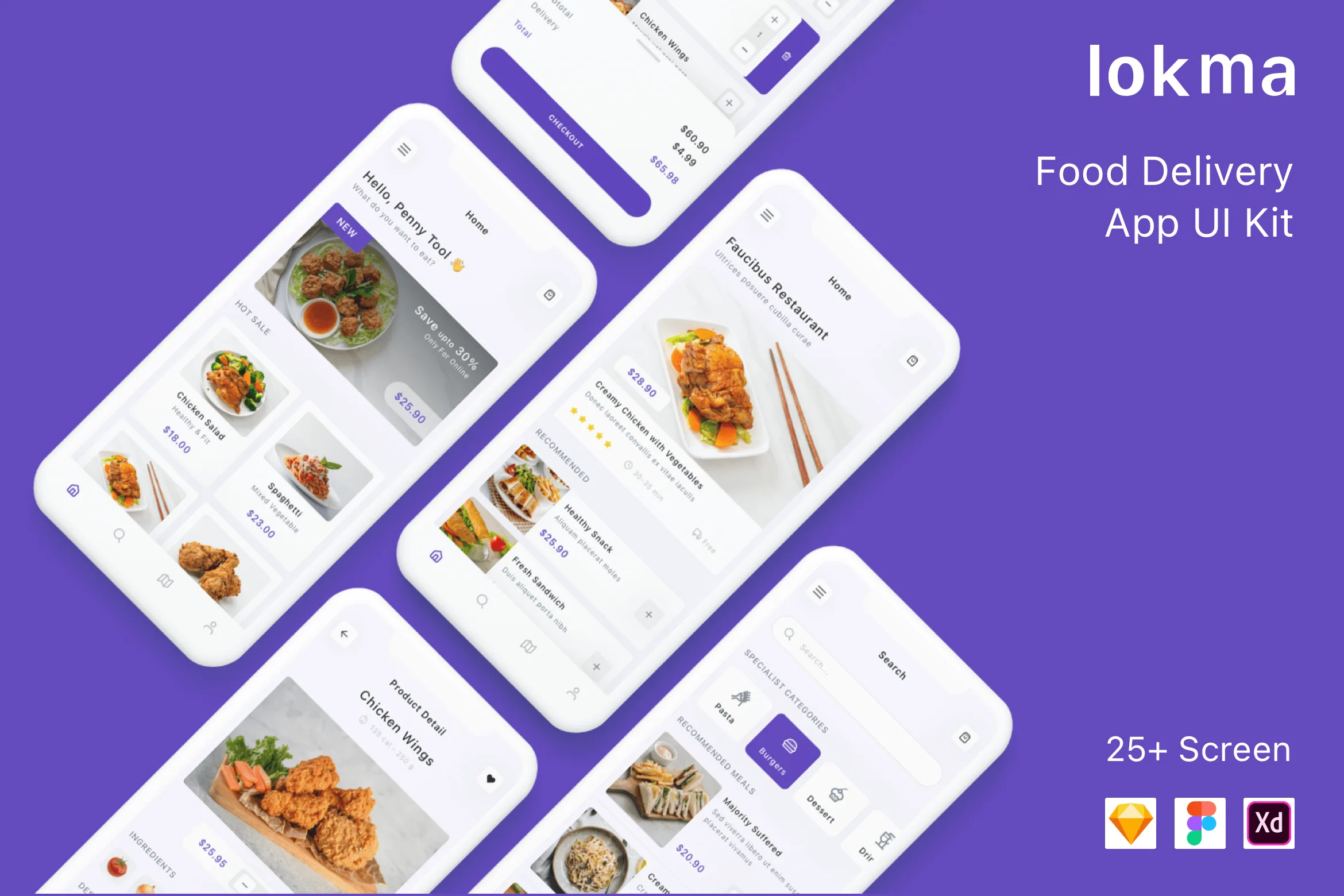 Food Delivery App UI Kit
