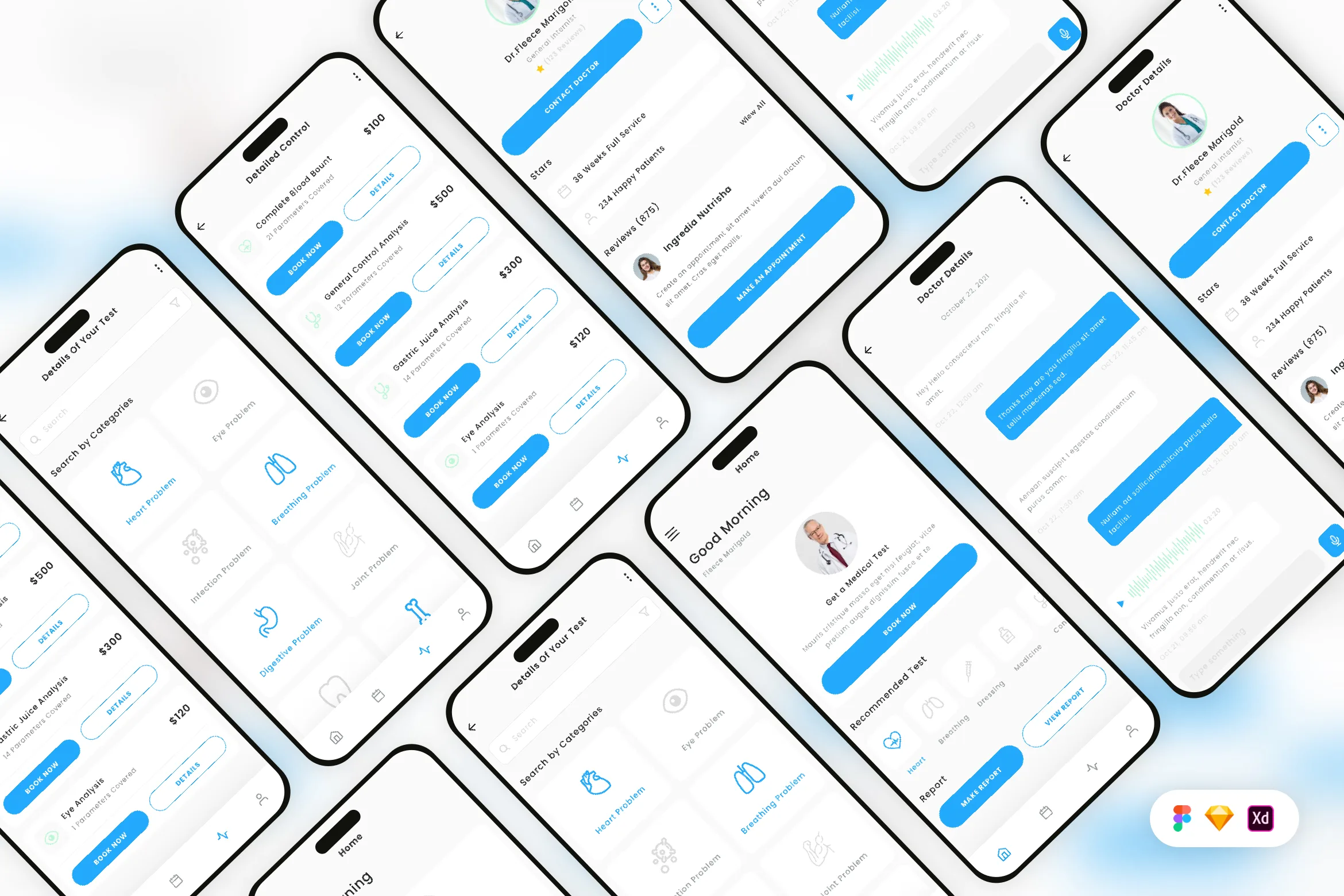 Medical Appointment Mobile App UI Kit