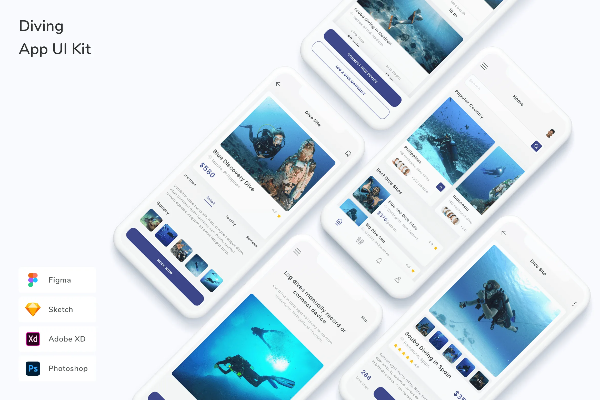 Diving App UI Kit