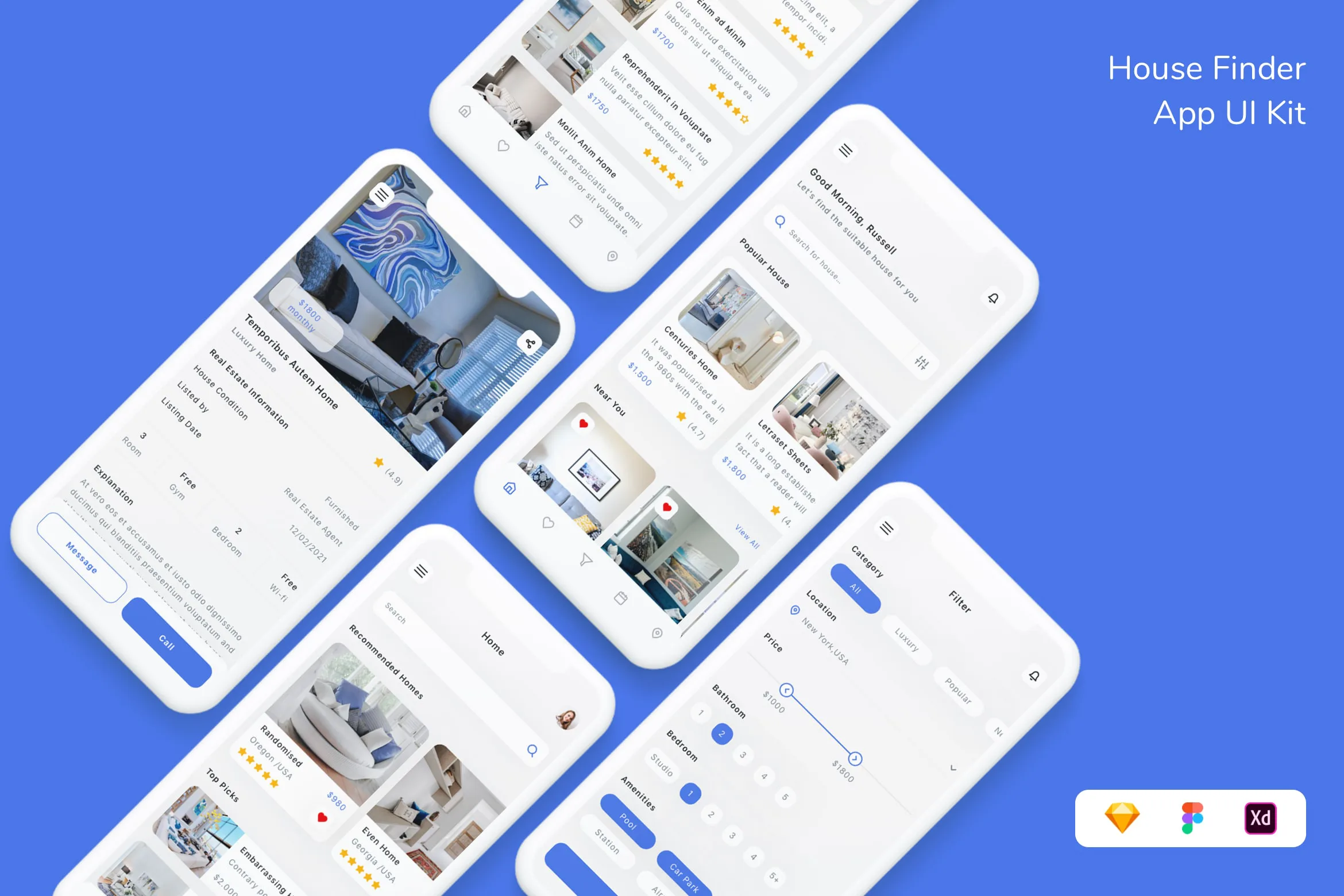 House Finder App UI Kit