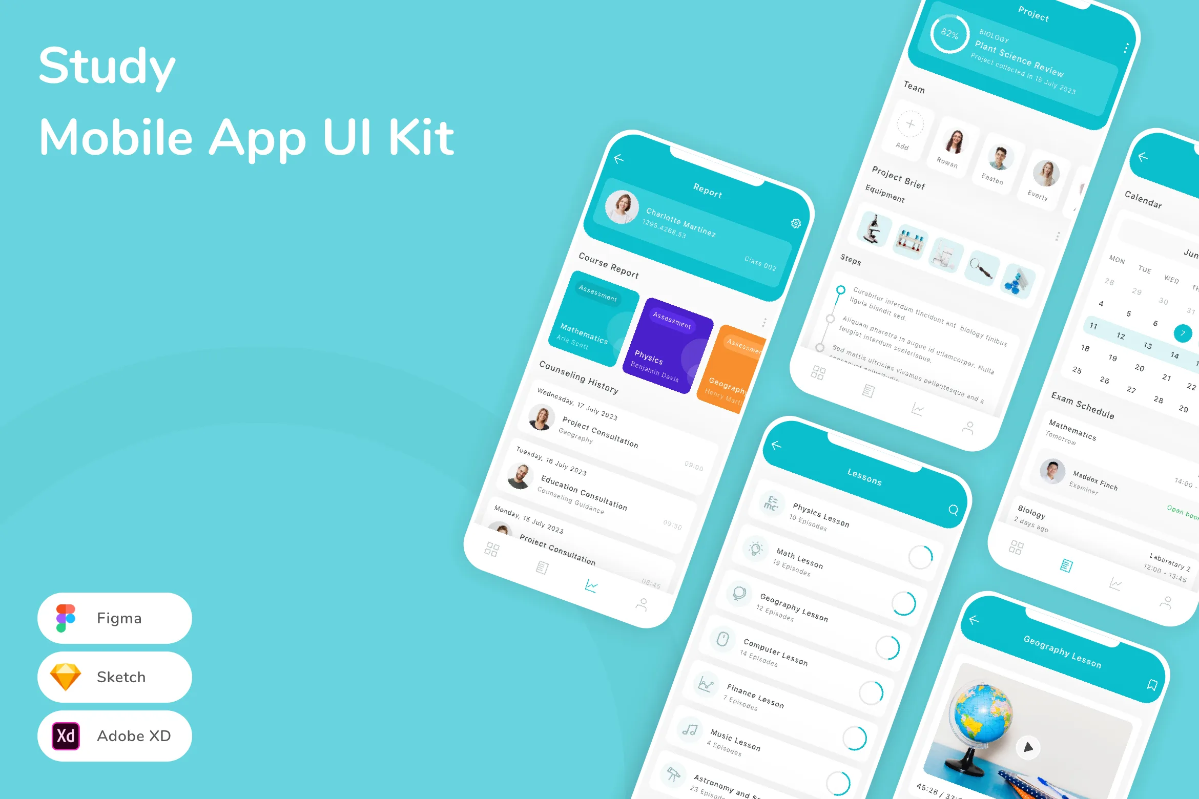 Study Mobile App UI Kit