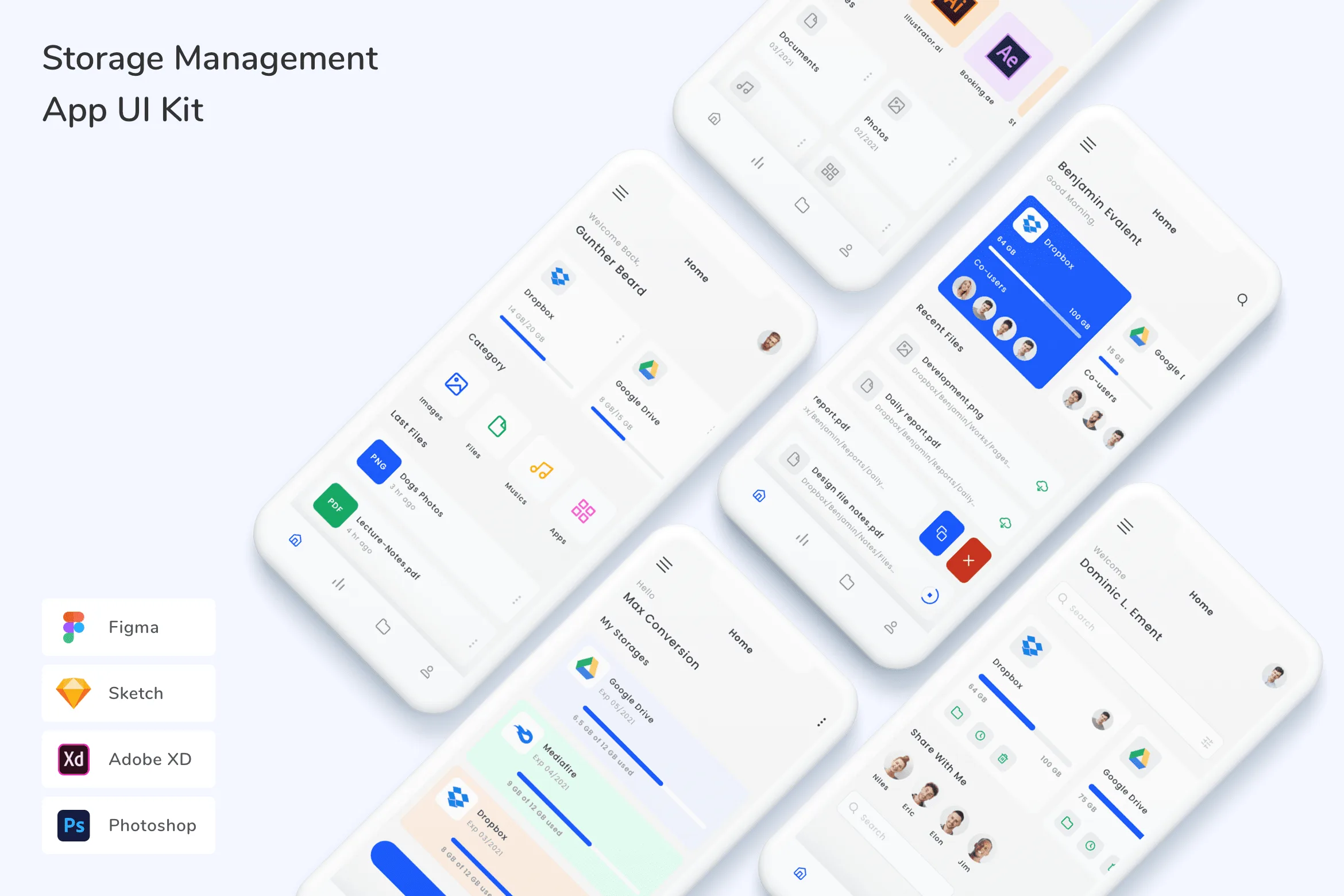 Storage Management App UI Kit