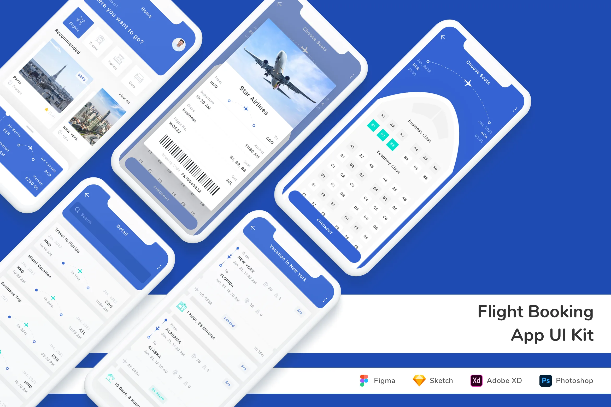 Flight Booking App UI Kit