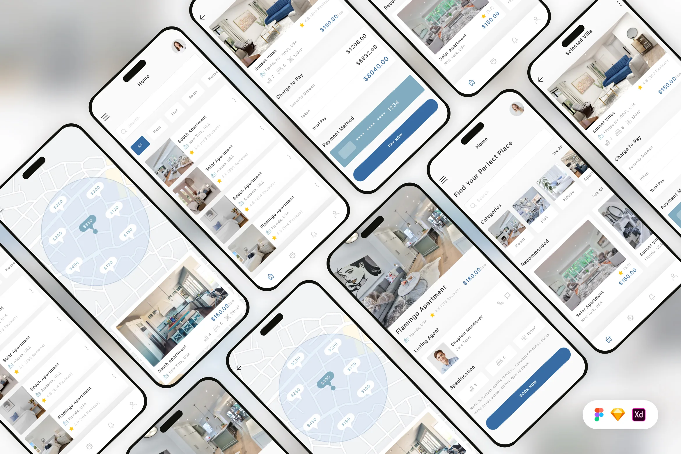 Real Estate Mobile App UI Kit