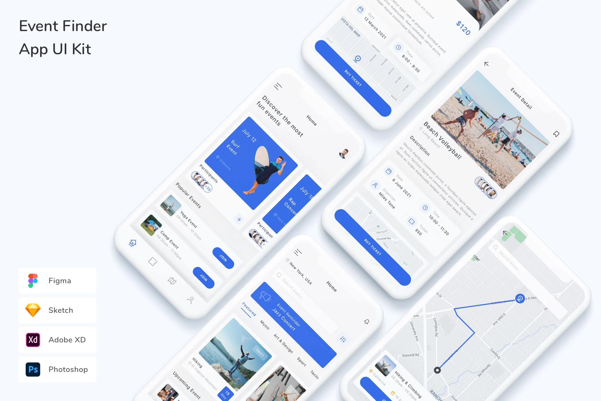 Event Finder App UI Kit