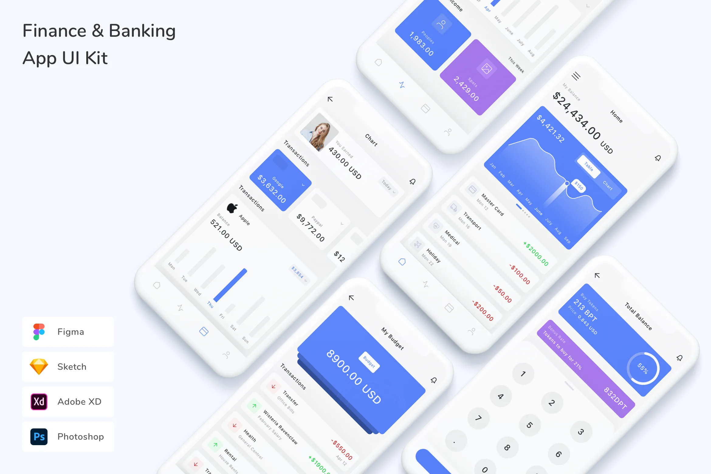 Finance & Banking App UI Kit