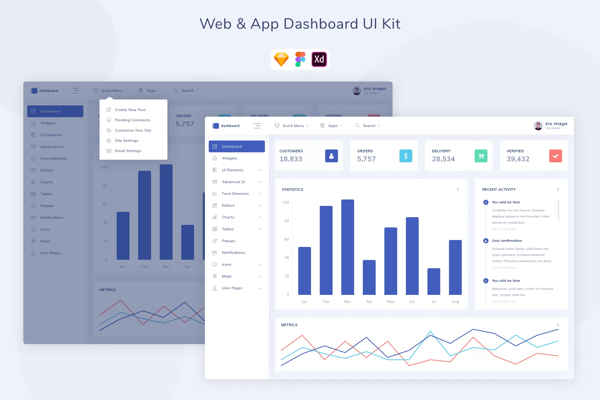 Web - App Dashboard UI Kit