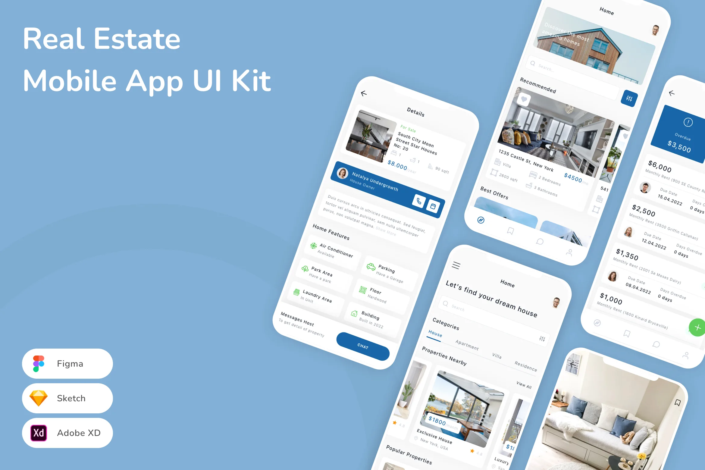 Real Estate Mobile App UI Kit
