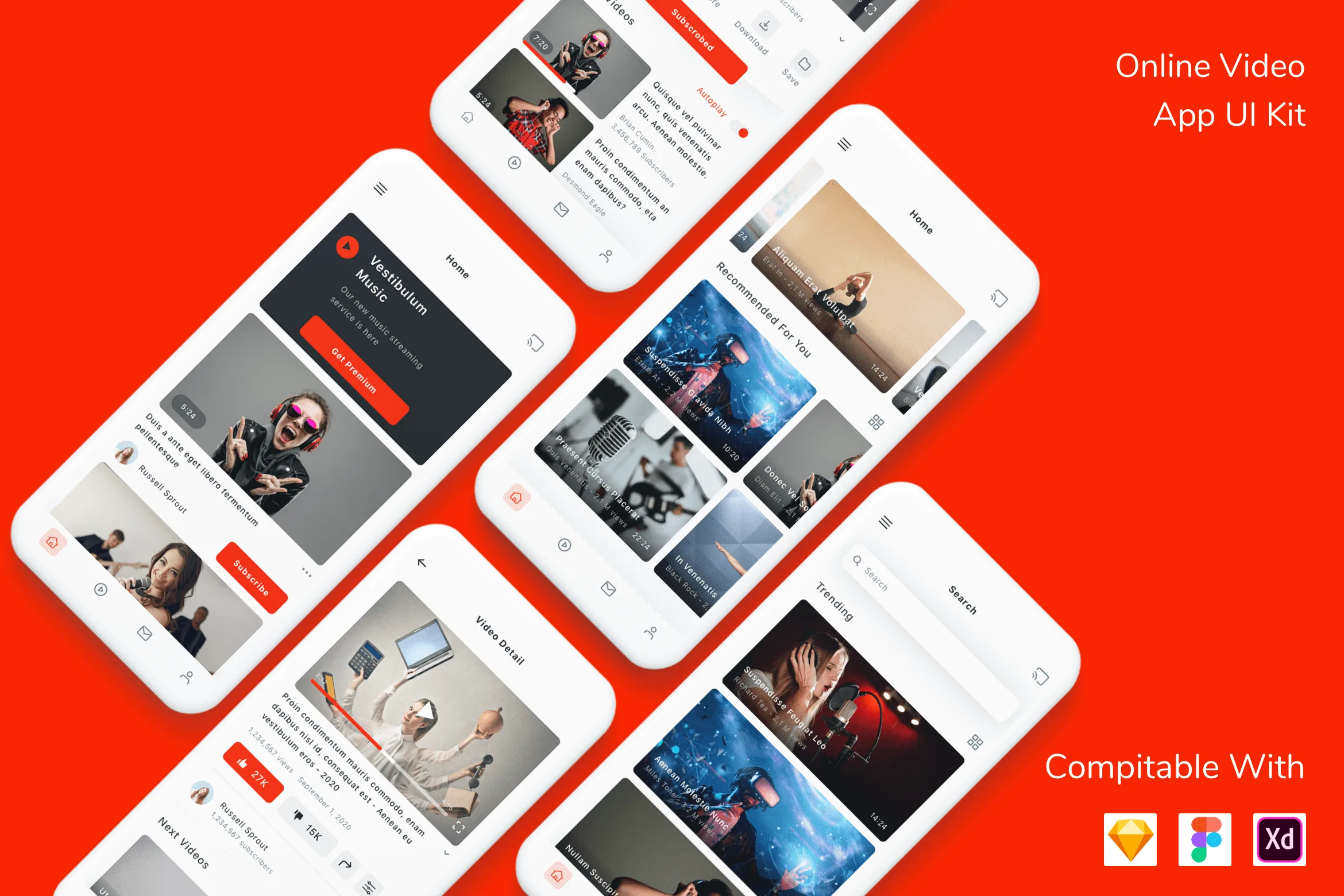 Online Video App UI Kit
