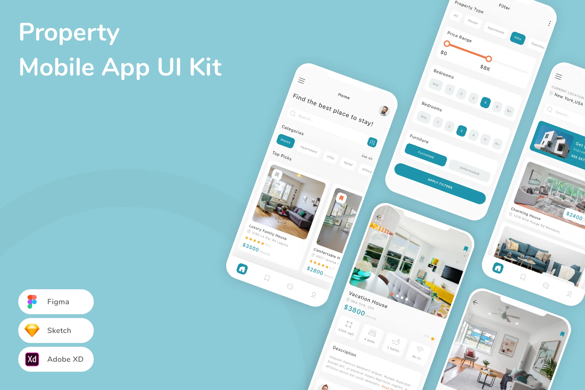 Property Mobile App UI Kit
