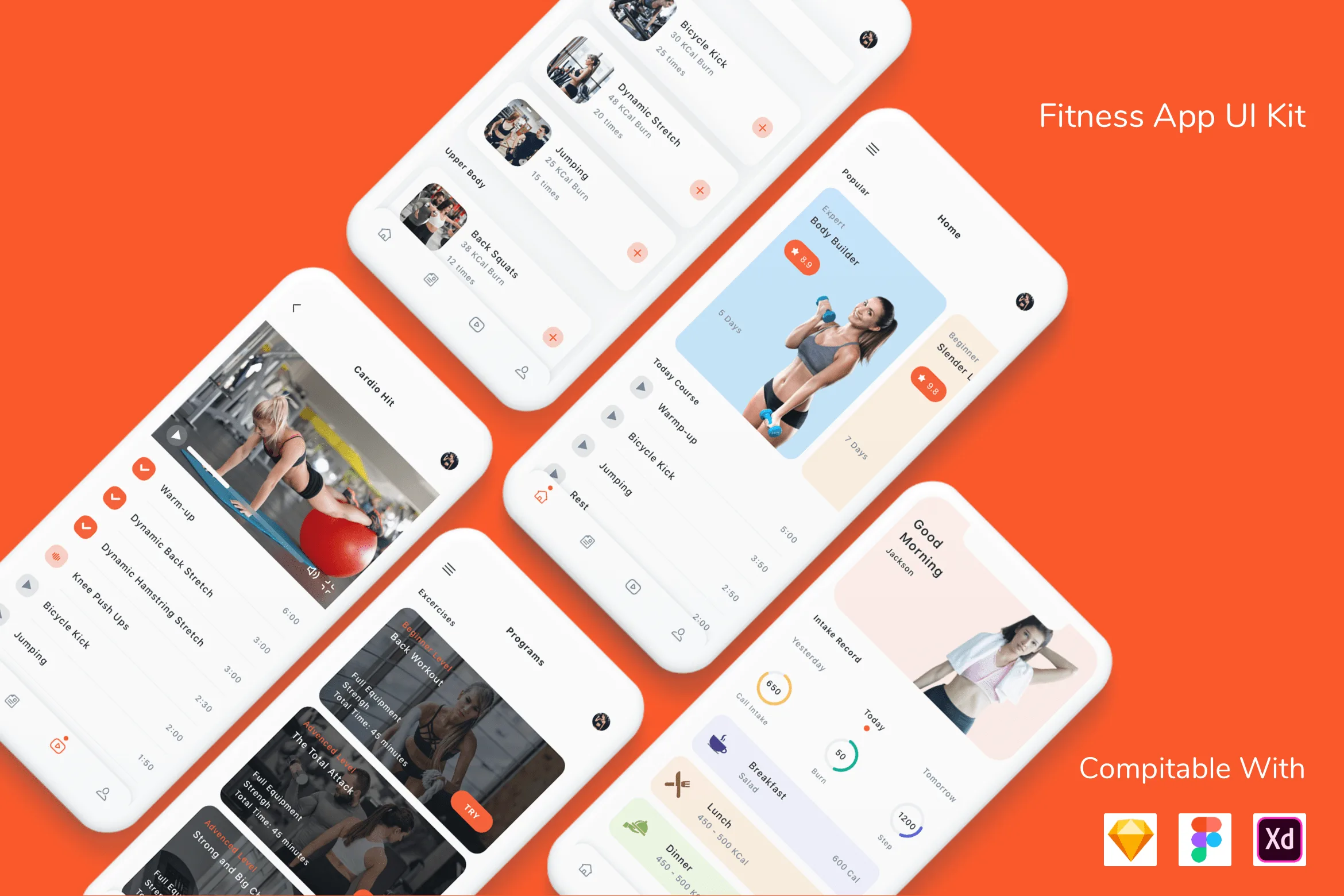 Fitness App UI Kit