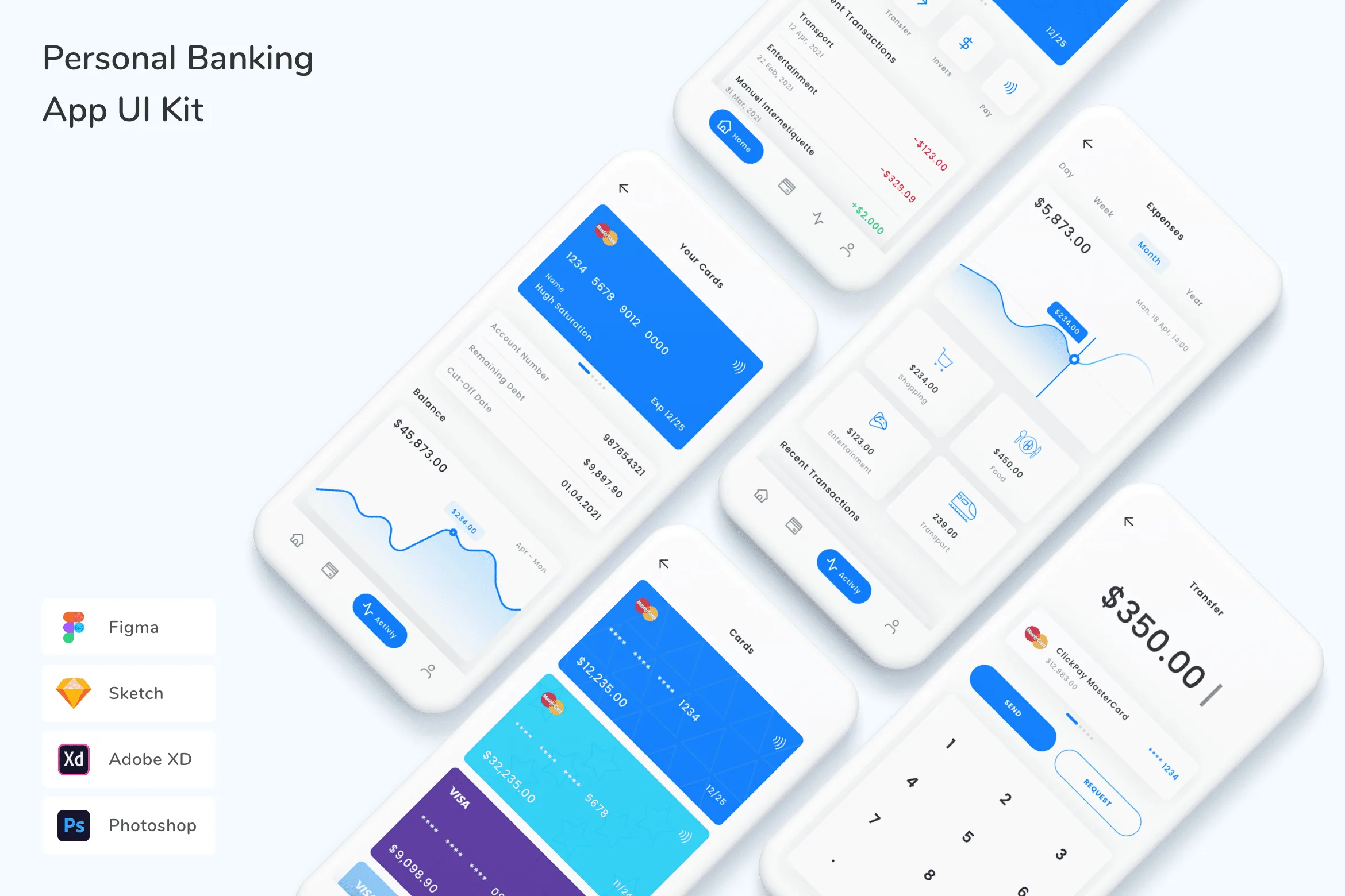 Personal Banking App UI Kit