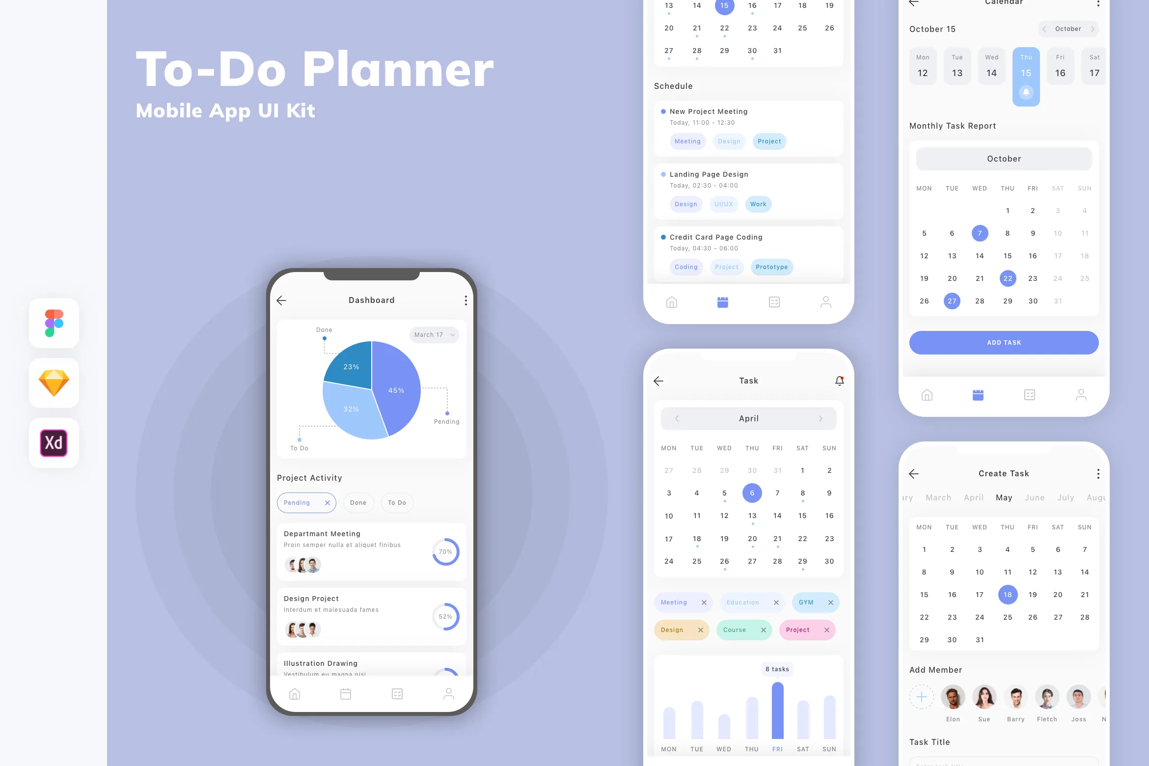 To-Do Planner Mobile App UI Kit