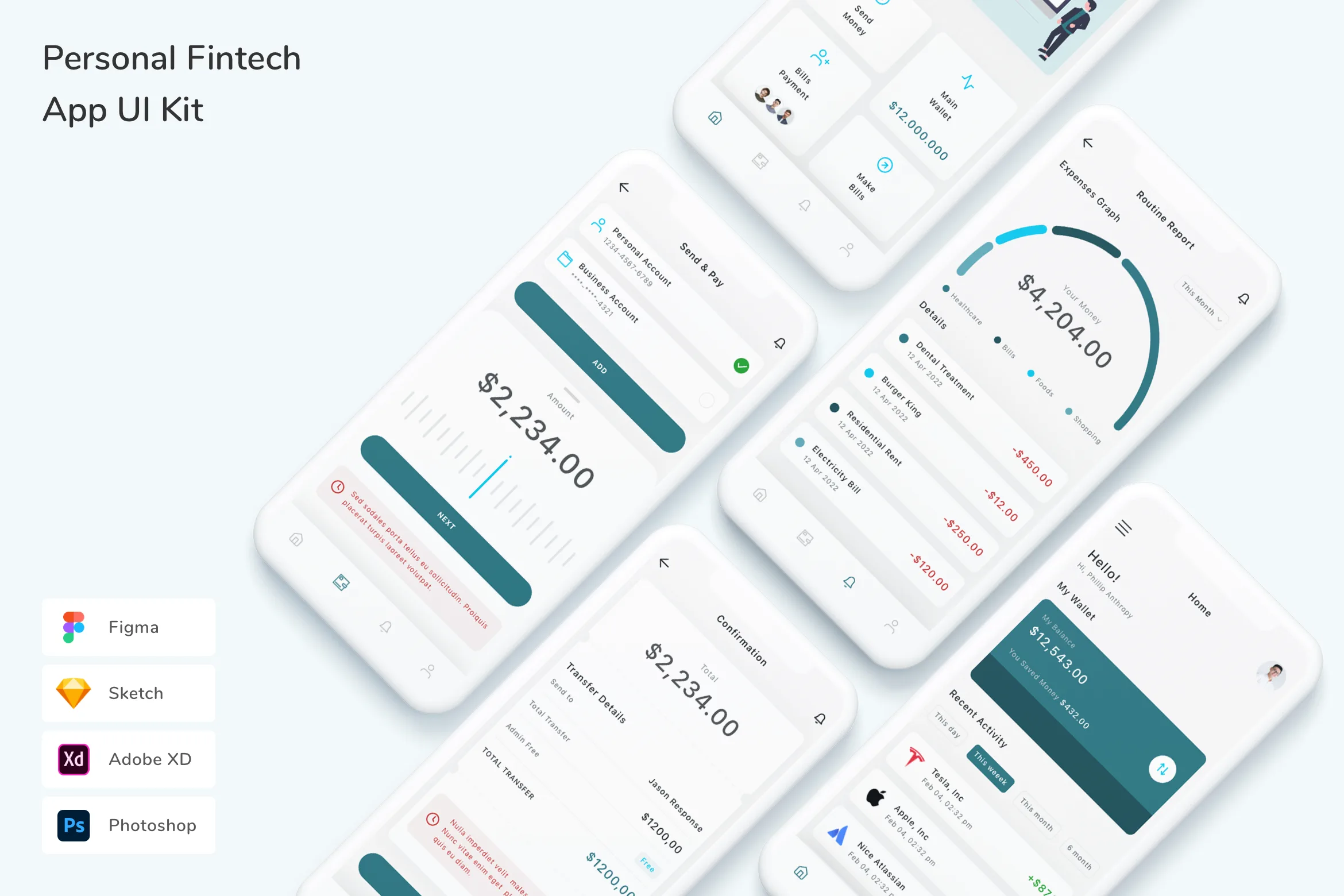 Personal Fintech App UI Kit