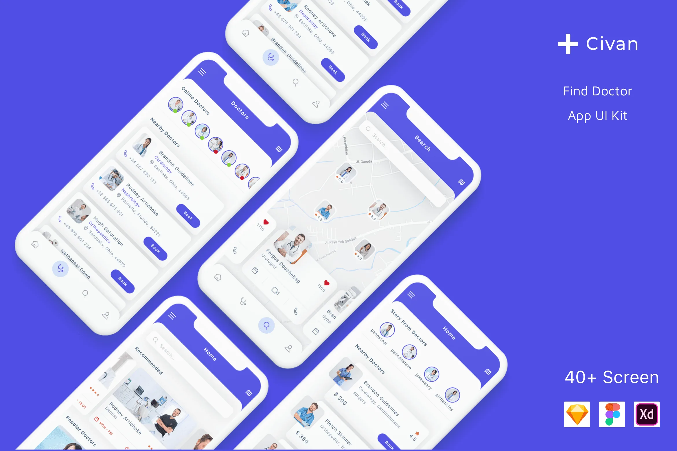 Find Doctor App UI Kit