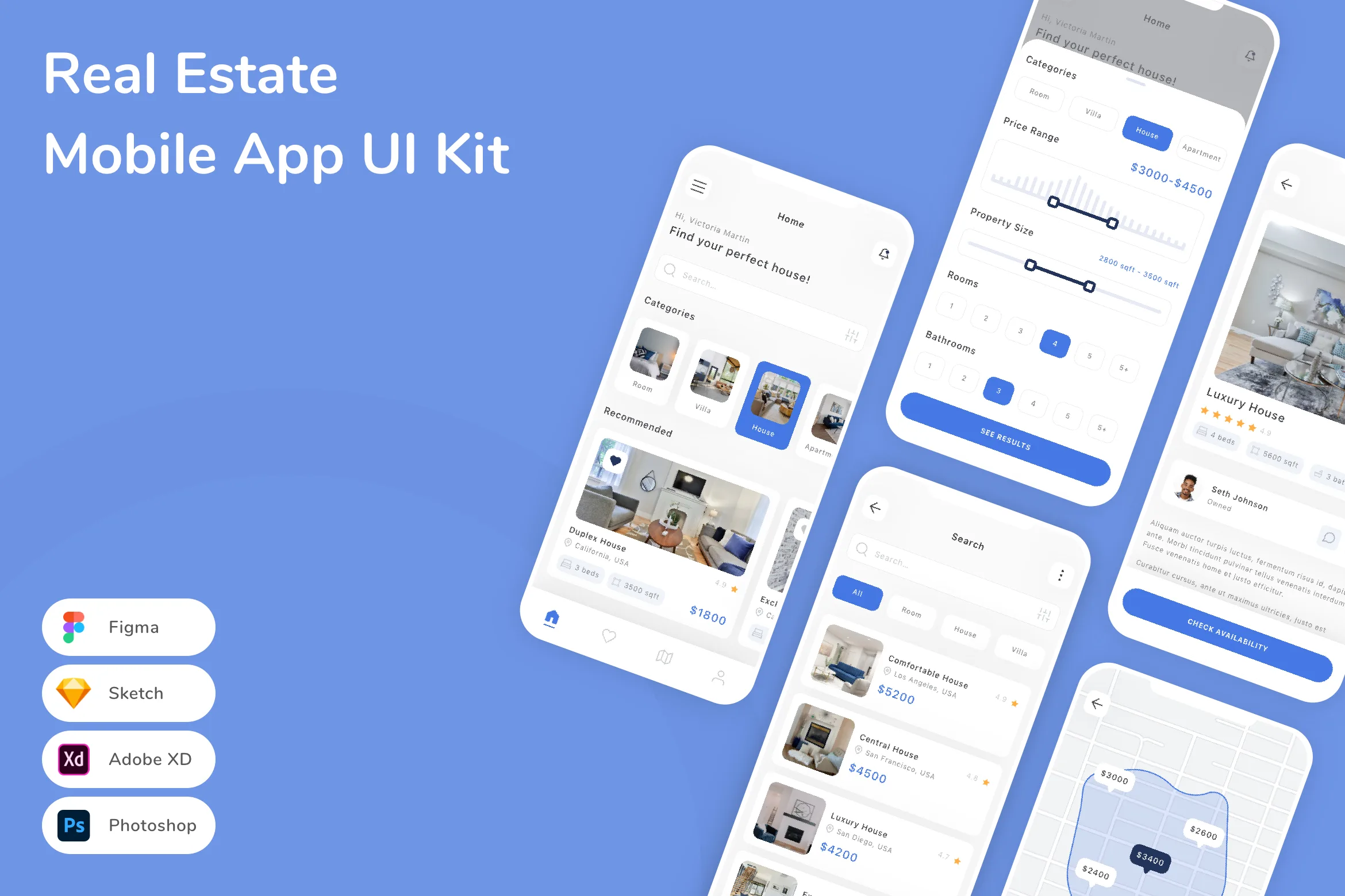 Real Estate Mobile App UI Kit
