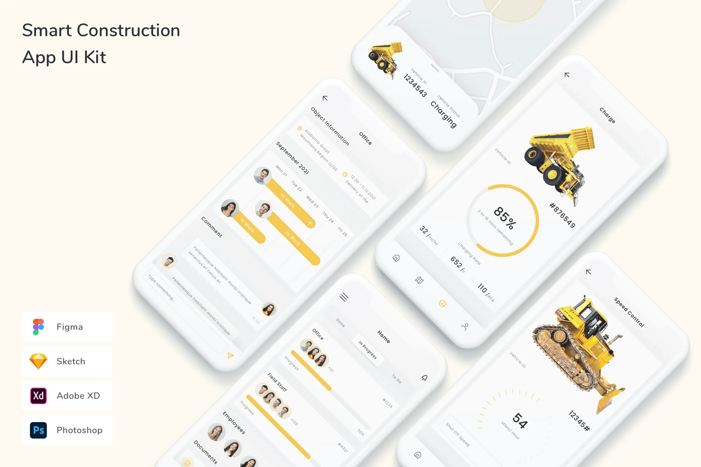 Smart Construction App UI Kit