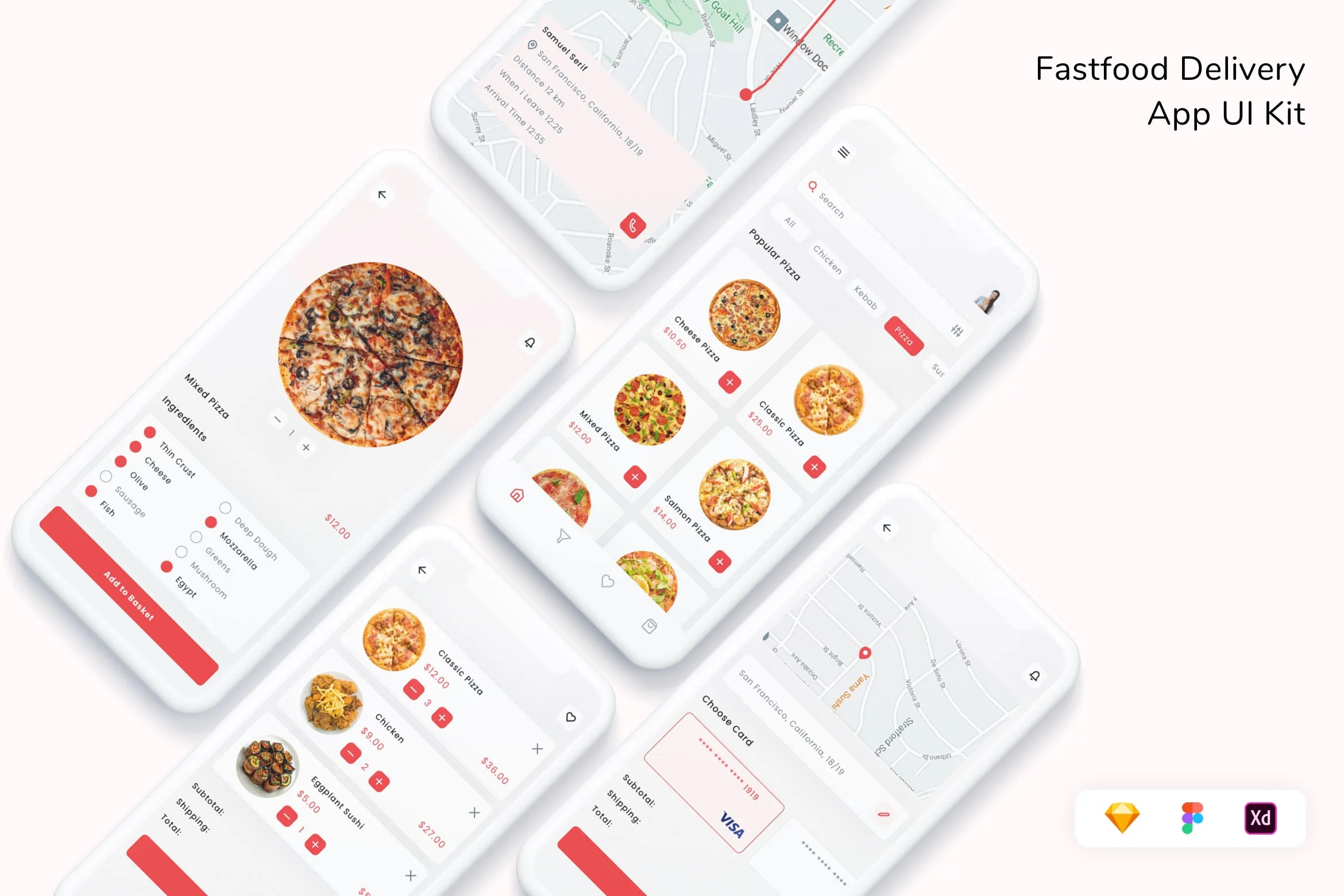Fastfood Delivery App UI Kit