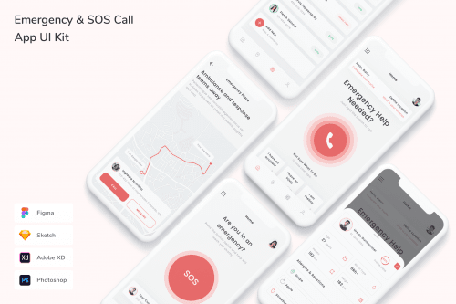 Emergency & SOS Call App UI Kit