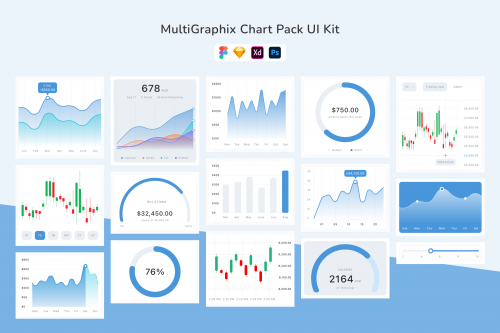 MultiGraphix Chart Pack UI Kit