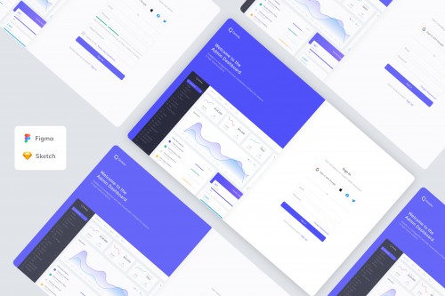 Authentication Admin Dashboard Template UI Kit