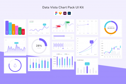 Data Vista Chart Pack UI Kit