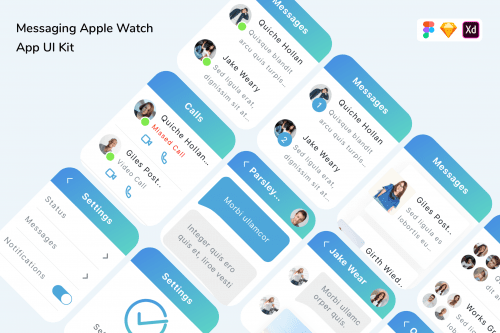 Messaging Apple Watch App UI Kit
