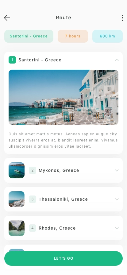 Travel Guides Mobile App UI Kit - Screenshot 4
