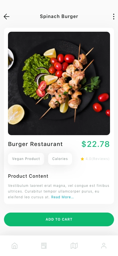 Food Delivery Mobile App UI Kit - Screenshot 2