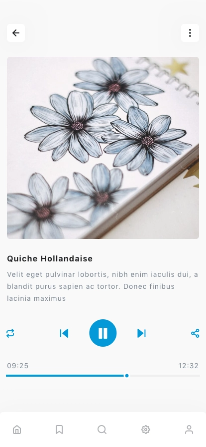 Podcast Mobile App UI Kit - Screenshot 5