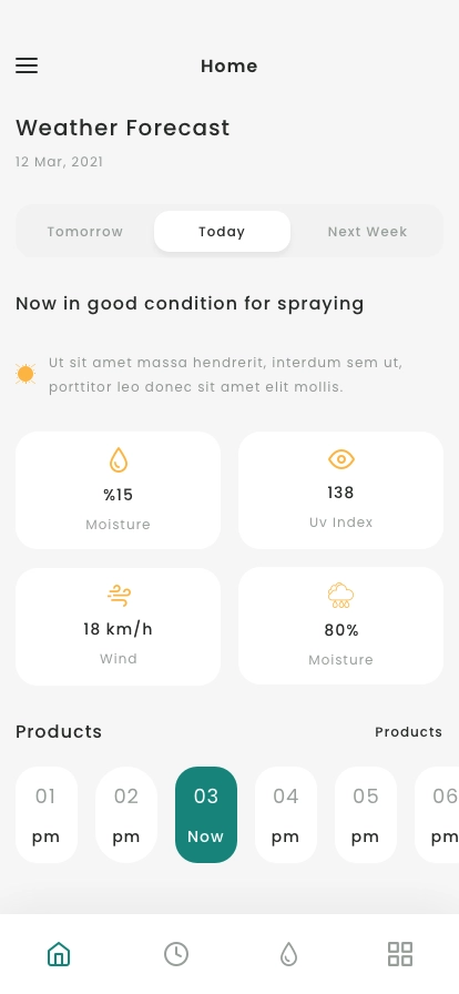 Hydroponic Crops Mobile App UI Kit - Screenshot 2