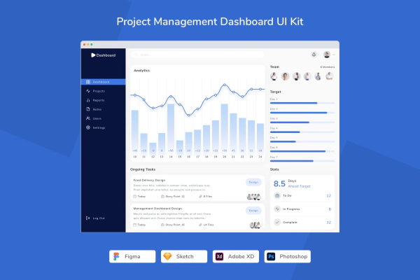Project Management Dashboard UI Kit