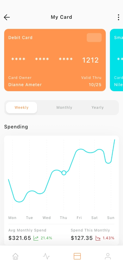 Wallet Mobile App UI Kit - Screenshot 3