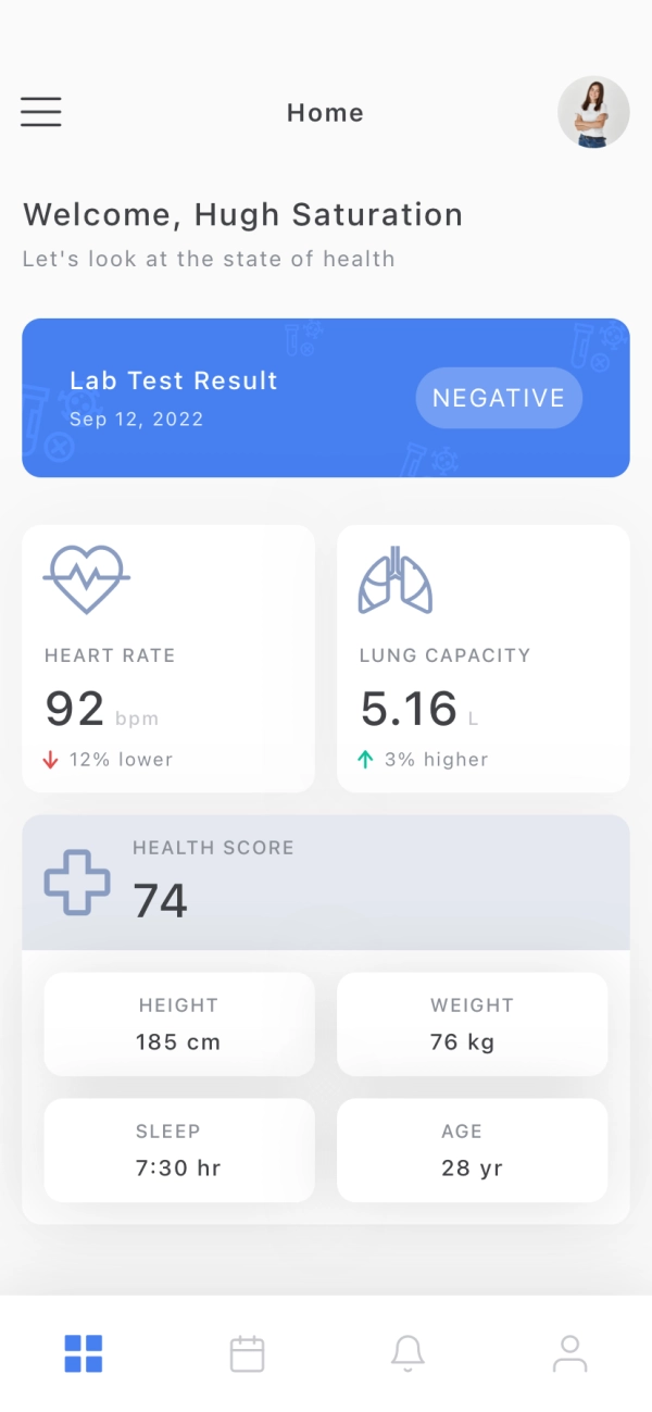 Medicine & Lab Test Results Mobile App UI Kit - Screenshot 2