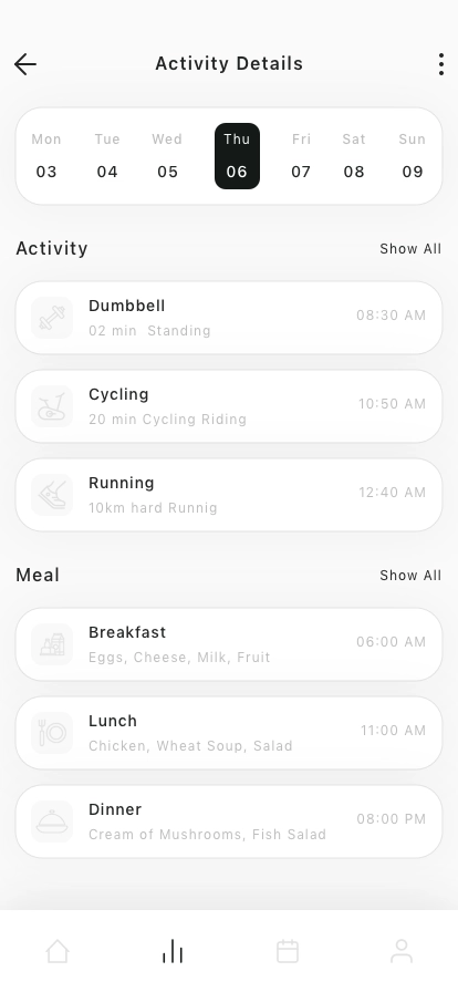 Fitness Tracking Mobile App UI Kit - Screenshot 3