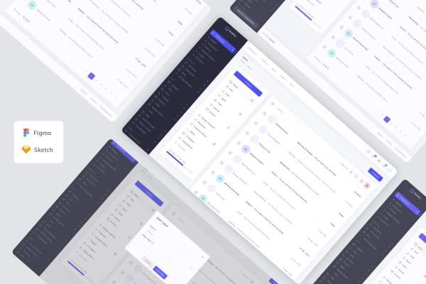 Mailbox Admin Dashboard Template UI Kit