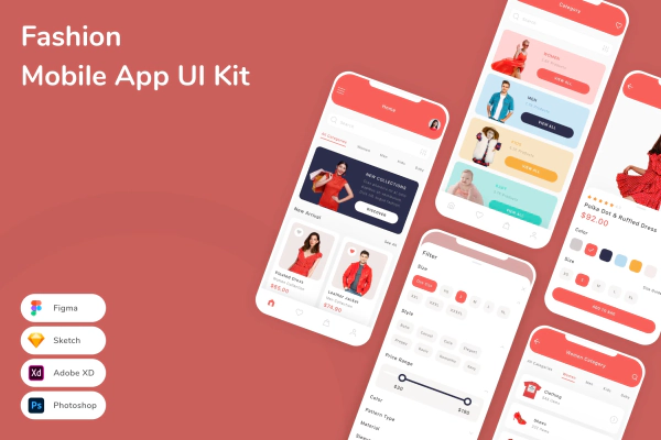 Fashion Mobile App UI Kit