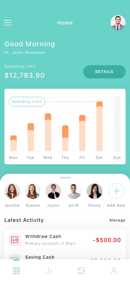 Financial Planner Mobile App UI Kit - Screenshot 2