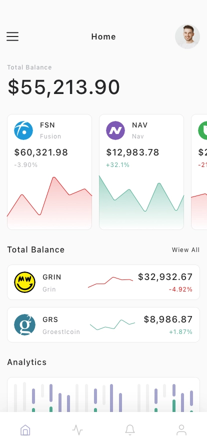 Crypto Wallet Mobile App UI Kit - Screenshot 2