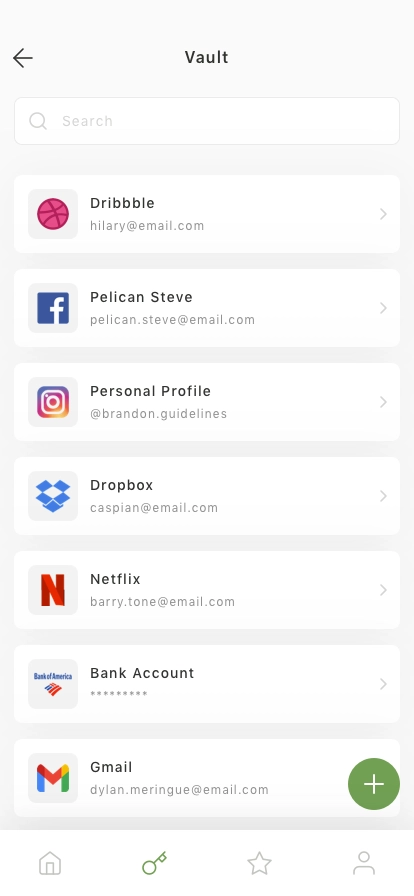 Password Manager App UI Kit - Screenshot 2