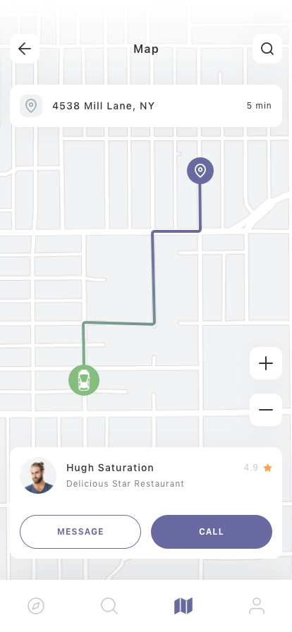 Navigation & Maps Mobile App UI Kit - Screenshot 5