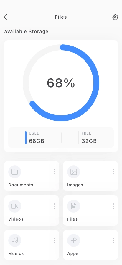 Cloud Storage Mobile App UI Kit - Screenshot 4