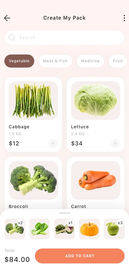 Grocery Delivery Mobile App UI Kit - Screenshot 2