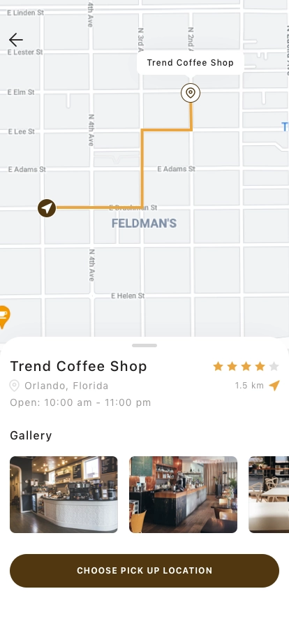 Coffee Shop Mobile App UI Kit - Screenshot 2